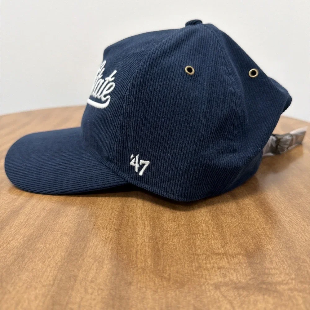 47 Brand Hitch Penn State Nittany‎ Lions Corduroy Script Strapback Hat Cap NCAA